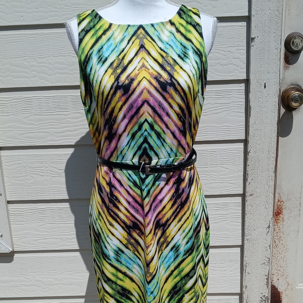Tie Dye Print Dress